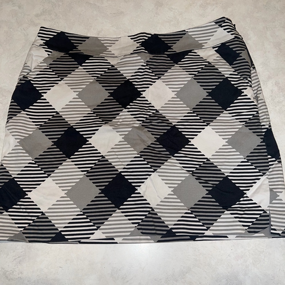 Loudmouth Golf StretchTech Skort Womens 10 Happy Hour with Pockets